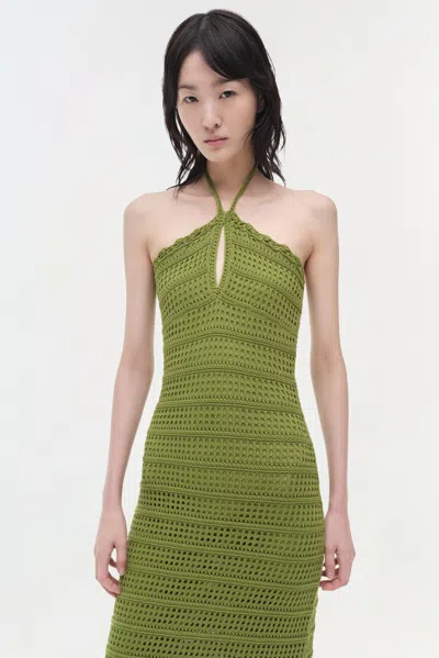 Simkhai Koah Halter-neck Crochet Midi Dress