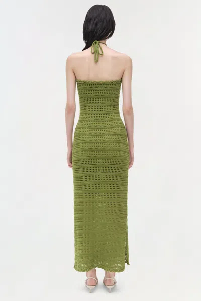 Simkhai Koah Halter-neck Crochet Midi Dress