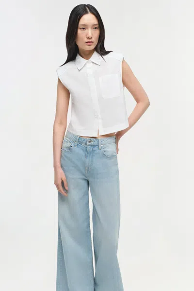 Simkhai Women's Greer Wide Leg Jean In Santorini