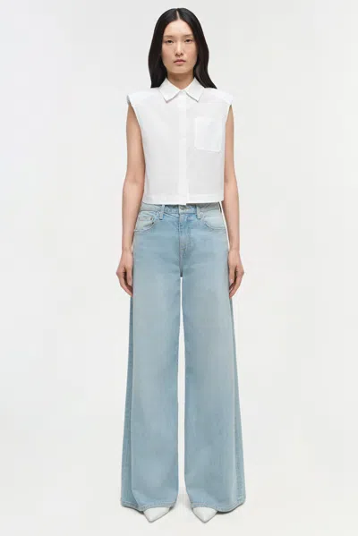 Simkhai Women's Greer Wide Leg Jean In Santorini