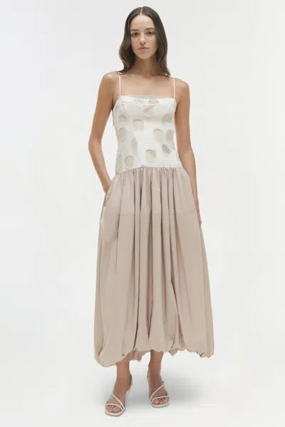 Simkhai Pfeiffer Polka-dot Midi Dress