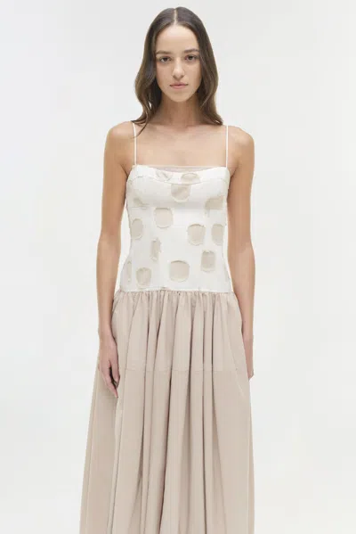Simkhai Pfeiffer Polka-dot Midi Dress