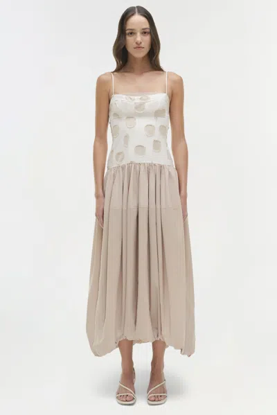 Simkhai Pfeiffer Polka-dot Midi Dress