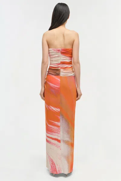 Simkhai Emma Printed Jersey Maxi Dress