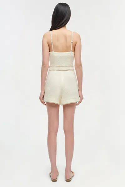 Simkhai Women's Ginny Romper In Ivory