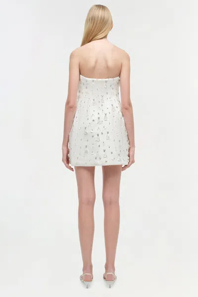 Simkhai Women's Yasmin Embellished Strapless Mini Dress In Ivory