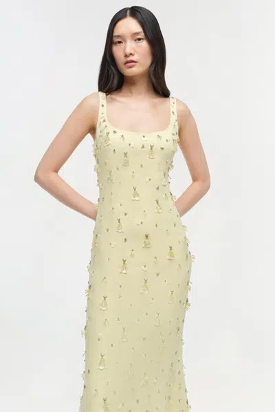 Simkhai Women's Briella Embellished Gown In Sunglow