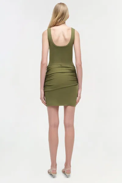 Simkhai Women's Alivia Knit Mini Dress In Olive