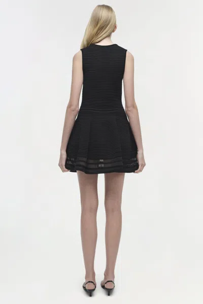 Simkhai Women's Lottie Knit Mini Dress In Black