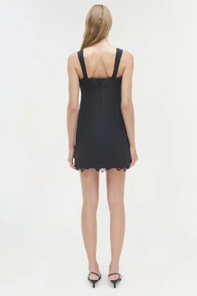 Simkhai Women's Sloan Cotton Lace Mini Dress In Midnight/multi