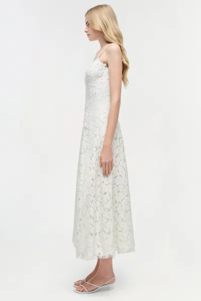 Simkhai Women's Julia Lace Midi Dress In Ivory