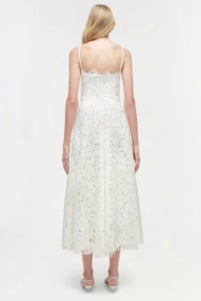 Simkhai Women's Julia Lace Midi Dress In Ivory
