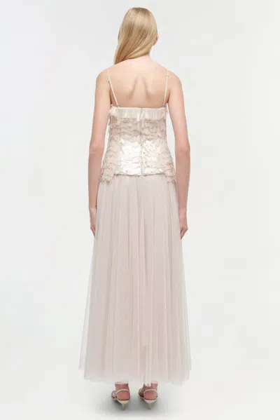 Simkhai Women's Maxine Sequin Midi Dress In Sand