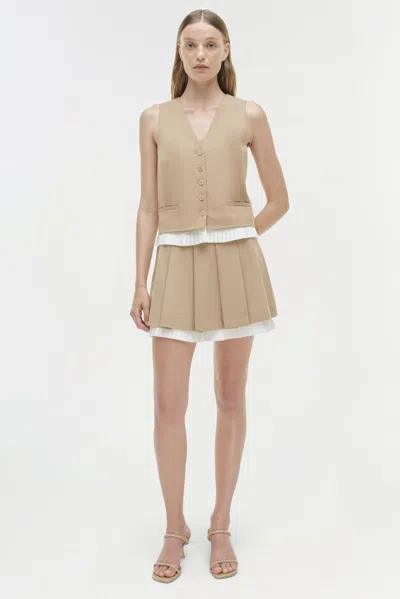 Simkhai Women's Laiken Vest In Camel