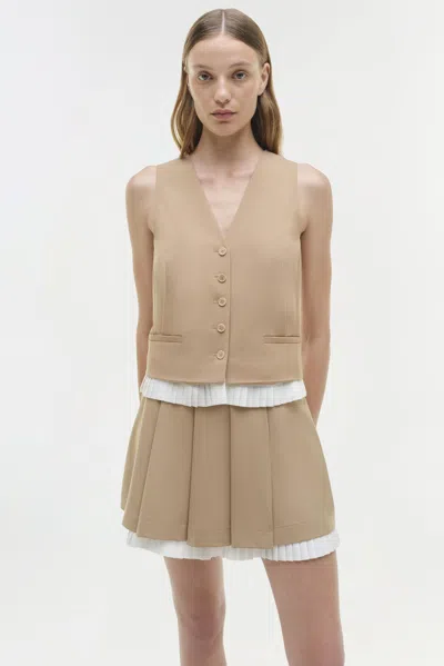 Simkhai Women's Laiken Vest In Camel