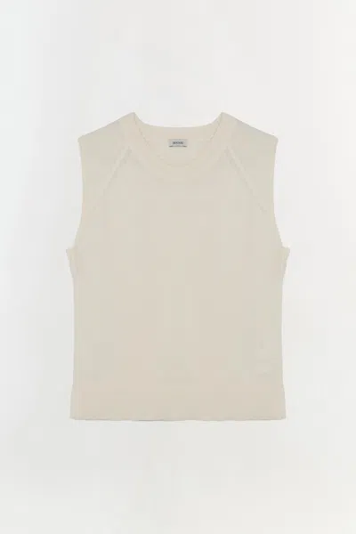 Simkhai Round-neck Sleeveless Tank Top