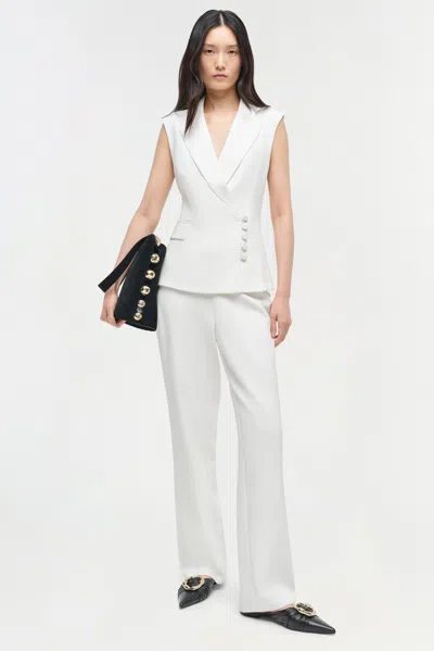 Simkhai Women's Morrie Straight Leg Trouser In Ivory