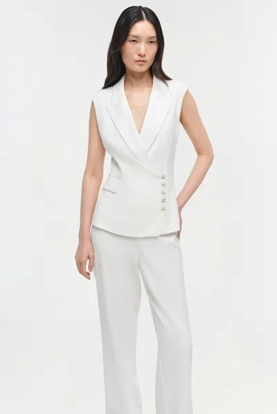 Simkhai Women's Morrie Straight Leg Trouser In Ivory