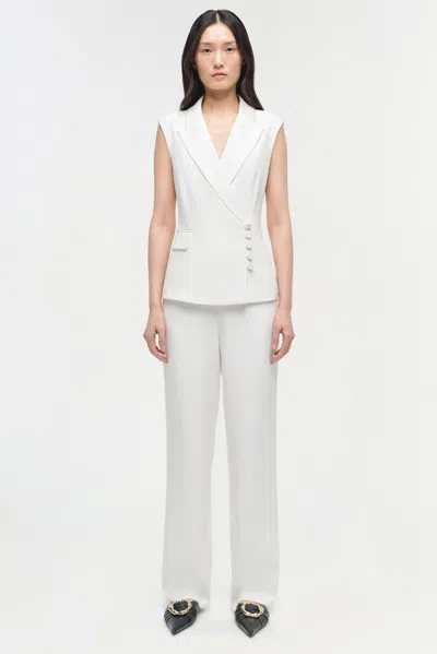 Simkhai Women's Morrie Straight Leg Trouser In Ivory