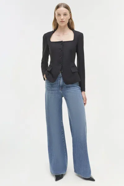 Simkhai Square-neck Buttoned Jacket