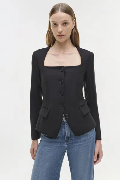 Simkhai Square-neck Buttoned Jacket