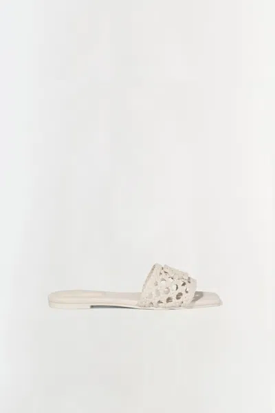 Simkhai Women's Dion Woven Slide In Cream