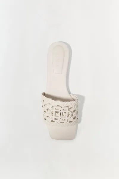 Simkhai Women's Dion Woven Slide In Cream