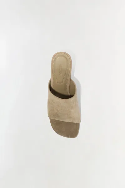 Simkhai Women's Shadow Mule Suede Sandal In Desert