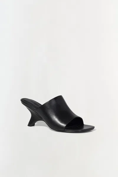 Simkhai Women's Shadow Mule Leather Sandal In Black