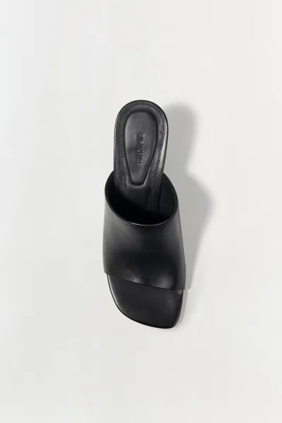 Simkhai Women's Shadow Mule Leather Sandal In Black