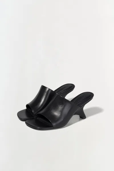 Simkhai Women's Shadow Mule Leather Sandal In Black
