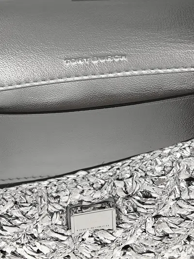 Tory Burch 'kira' Mini Shoulder Bag In Silver