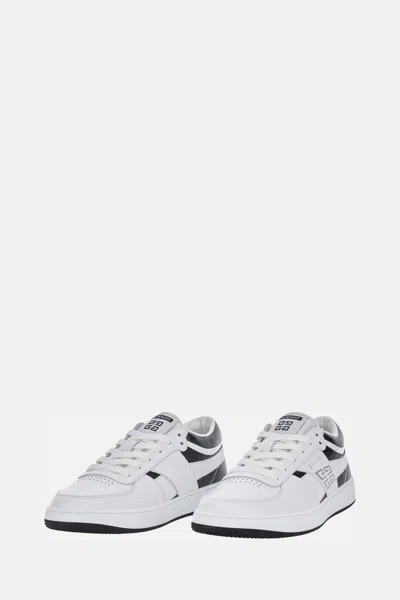 Givenchy G Move Low-top Sneakers In Calf Leather In White