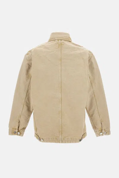 Carhartt Og Arctic Jacket In Denim Beige  Uomo