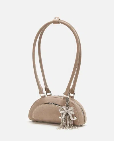 Self-portrait Self Portrait Women Suede Shoulder Bag With Charms