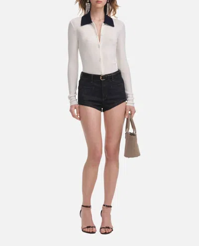 Self-portrait Cream Merino Wool Cardigan