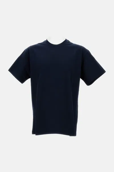 Givenchy Crewneck Cotton T-shirt With Striking Back Print In Black