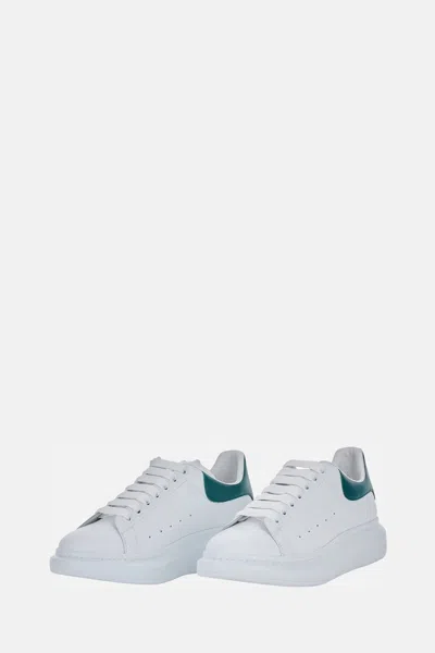 Alexander Mcqueen Suede Upper Sneakers With Oversized Rubber Sole In White
