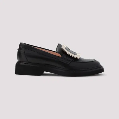 Roger Vivier Viv Rangers Met Buc 25 Loafers In Black