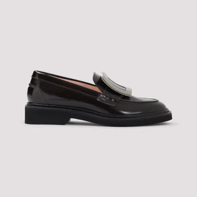 Roger Vivier Viv Rangers Met Buc 25 Loafers In Black