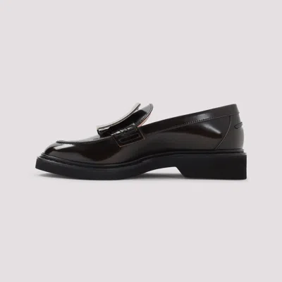 Roger Vivier Viv Rangers Met Buc 25 Loafers In Black