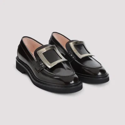 Roger Vivier Viv Rangers Met Buc 25 Loafers In Black