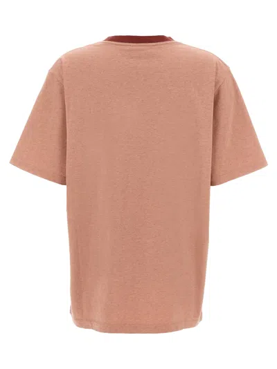 Chloé Pink Cotton T-shirt With Logo