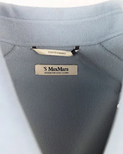 's Max Mara Cappotto Arona Celeste In Blue