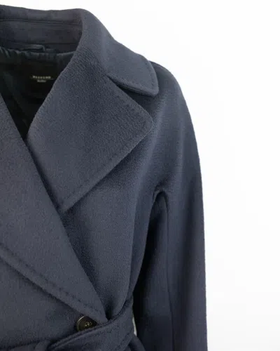 Weekend Max Mara Blue Resin Coat