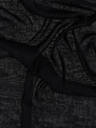 Brunello Cucinelli Women Lurex Cashmere Scarf In Black