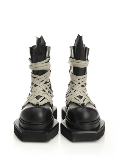 Rick Owens Megalace Turbo Cyclops Boot Boots Black In Black