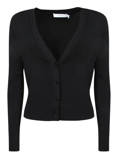 Iro Cardigan Aus Einer Woll-seiden-kaschmirmischung In Black