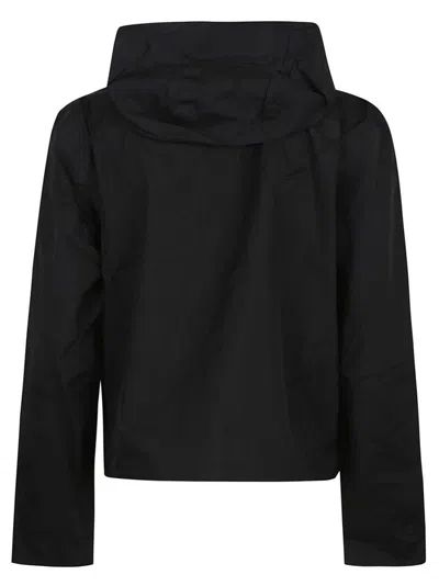 The North Face Packable Hooded Rain Jacket In Black