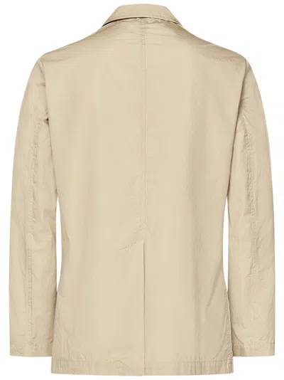 East Harbour Surplus Sand Single-breasted Blazer With Tailored Fit In Neutral